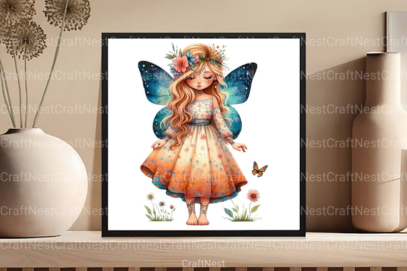 Tribal Boho Girl Clipart Bundle 14 - CraftNest - Digital Crafting and Art