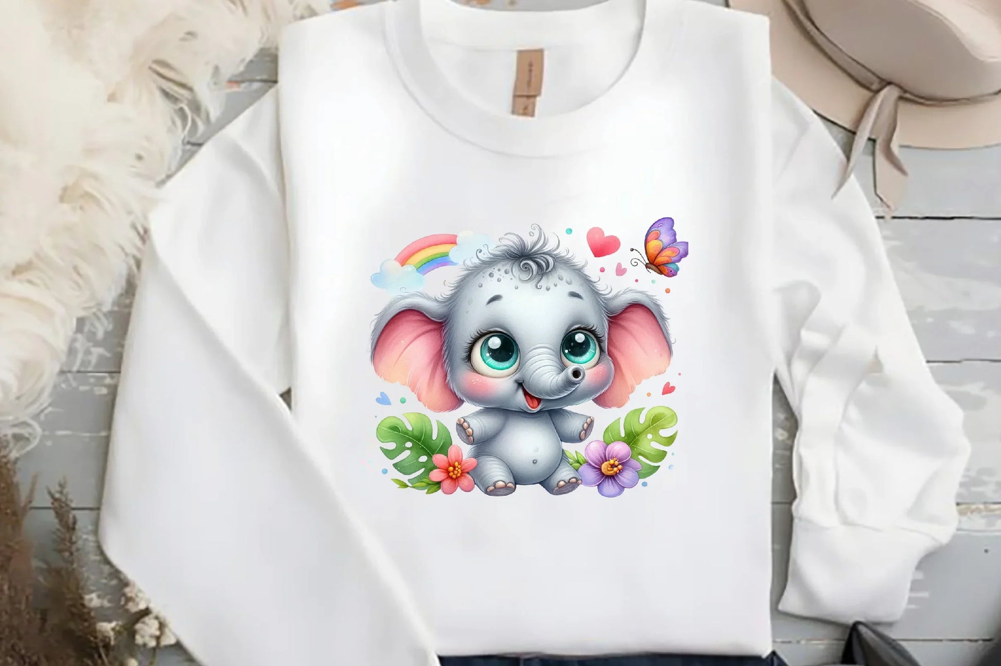 Cute Baby Elephant Clipart Bundle - CraftNest - Digital Crafting and Art