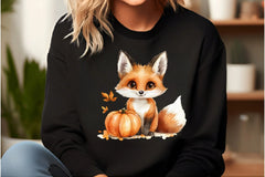 Fox with Pumpkin Patch Clipart Bundle - CraftNest - Digital Crafting and Art