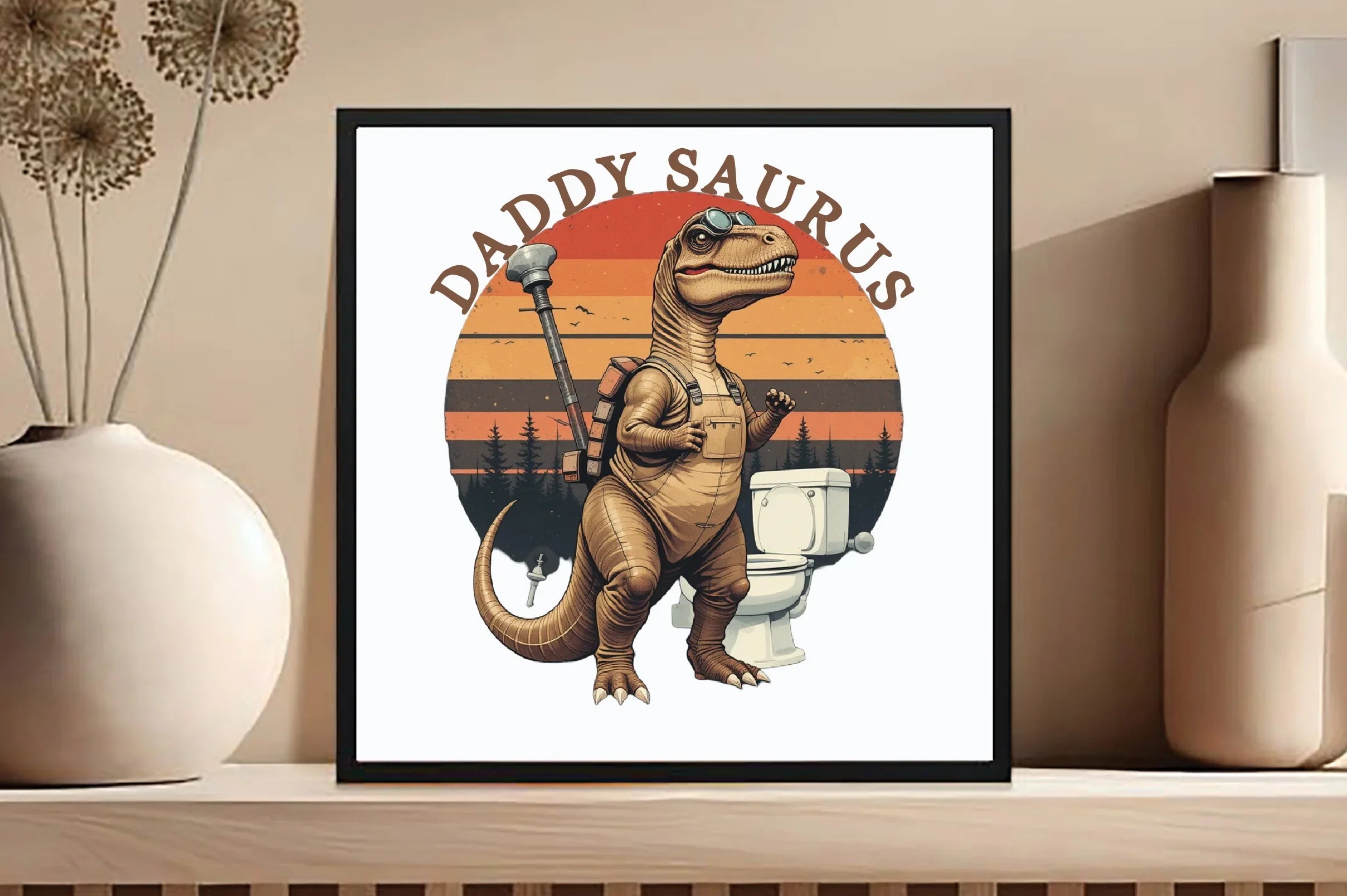 Retro Dinosaur Plunger Clipart Bundle - CraftNest - Digital Crafting and Art
