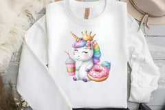 Kawaii Unicorn Party Clipart Bundle - CraftNest - Digital Crafting and Art