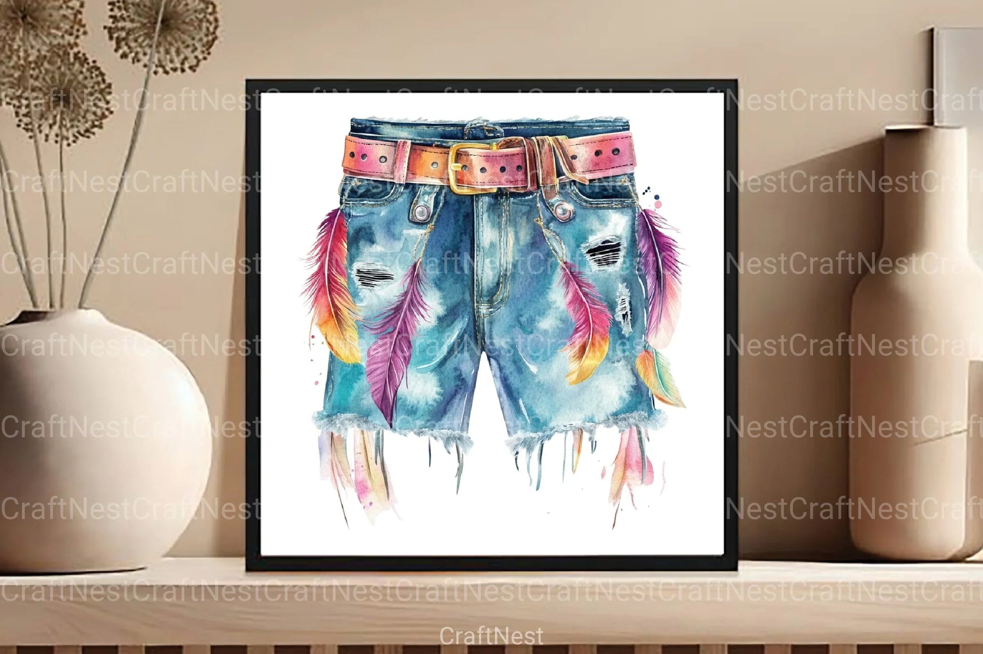 Summer Denim Clipart Bundle 18 - CraftNest - Digital Crafting and Art