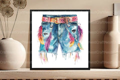 Summer Denim Clipart Bundle 18 - CraftNest - Digital Crafting and Art