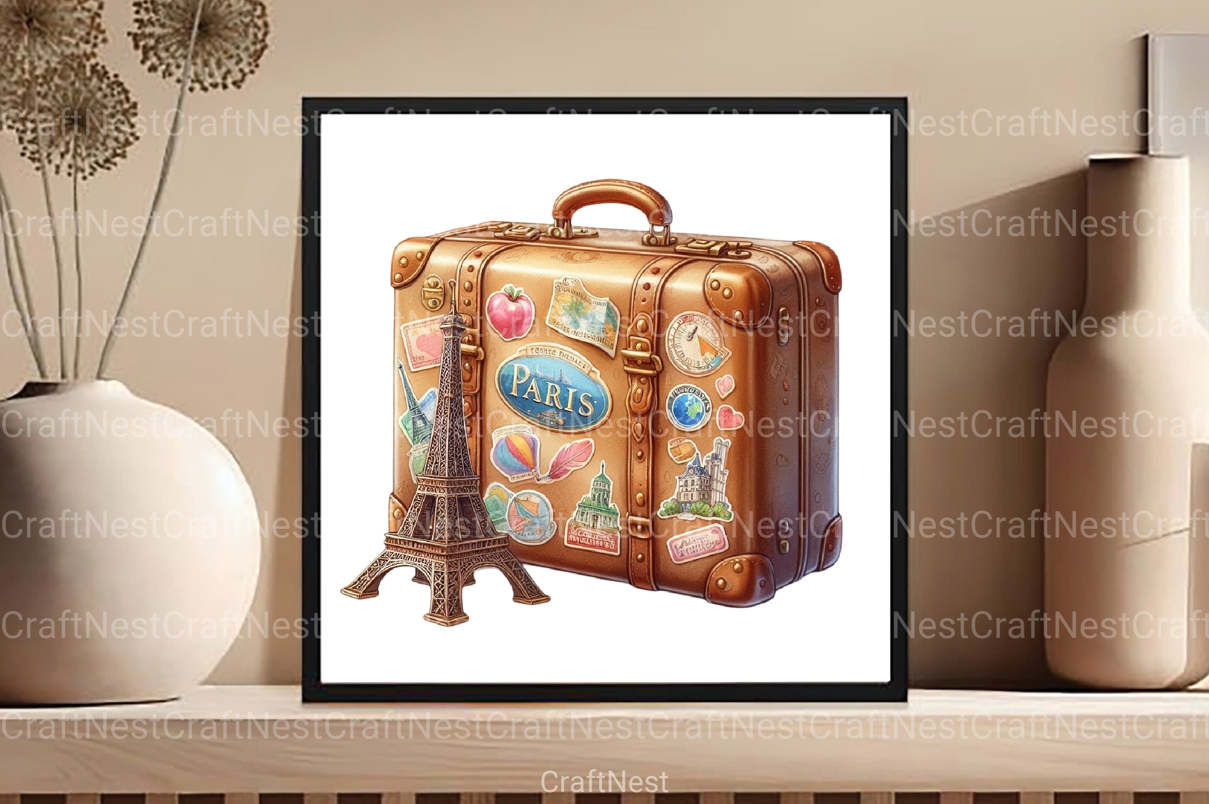 Ooh Lala Paris Clipart Bundle - CraftNest - Digital Crafting and Art