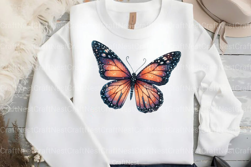 Monarch Butterfly Clipart Bundle 11 - CraftNest - Digital Crafting and Art