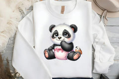 Cute Baby Panda Clipart Bundle - CraftNest - Digital Crafting and Art