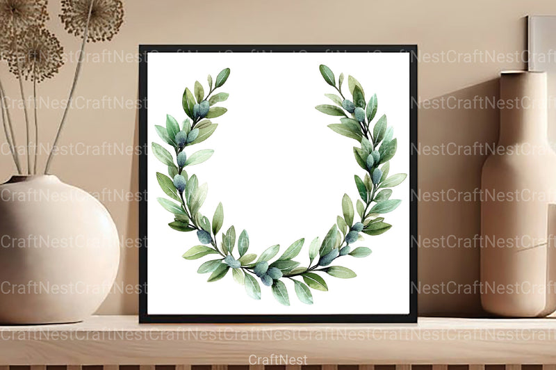 Summer Wreath Clipart Bundle 99 - CraftNest - Digital Crafting and Art