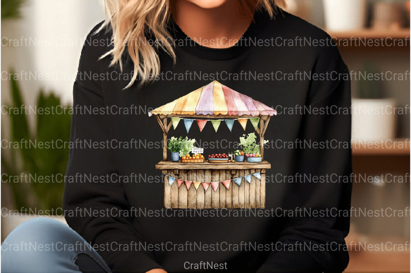 Farmer's Market Clipart Bundle 99 - CraftNest - Digital Crafting and Art