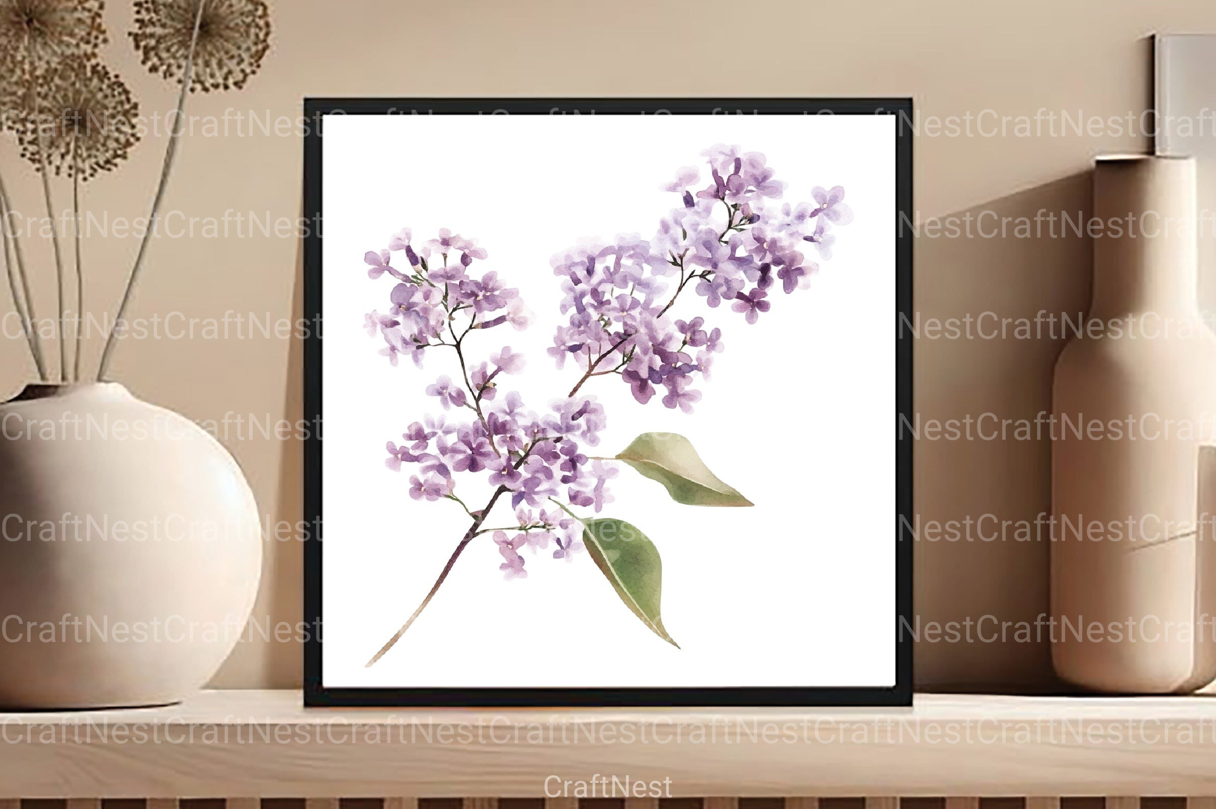 Purple Spring Clipart Bundle 1 - CraftNest - Digital Crafting and Art