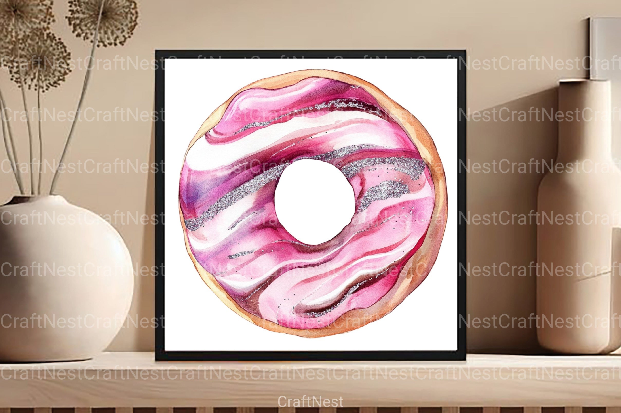 Glitter Donuts Clipart Bundle - CraftNest - Digital Crafting and Art