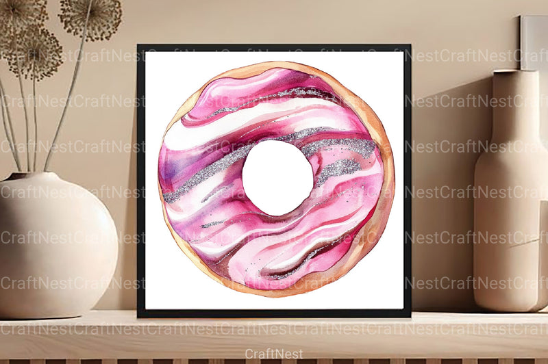 Glitter Donuts Clipart Bundle - CraftNest - Digital Crafting and Art