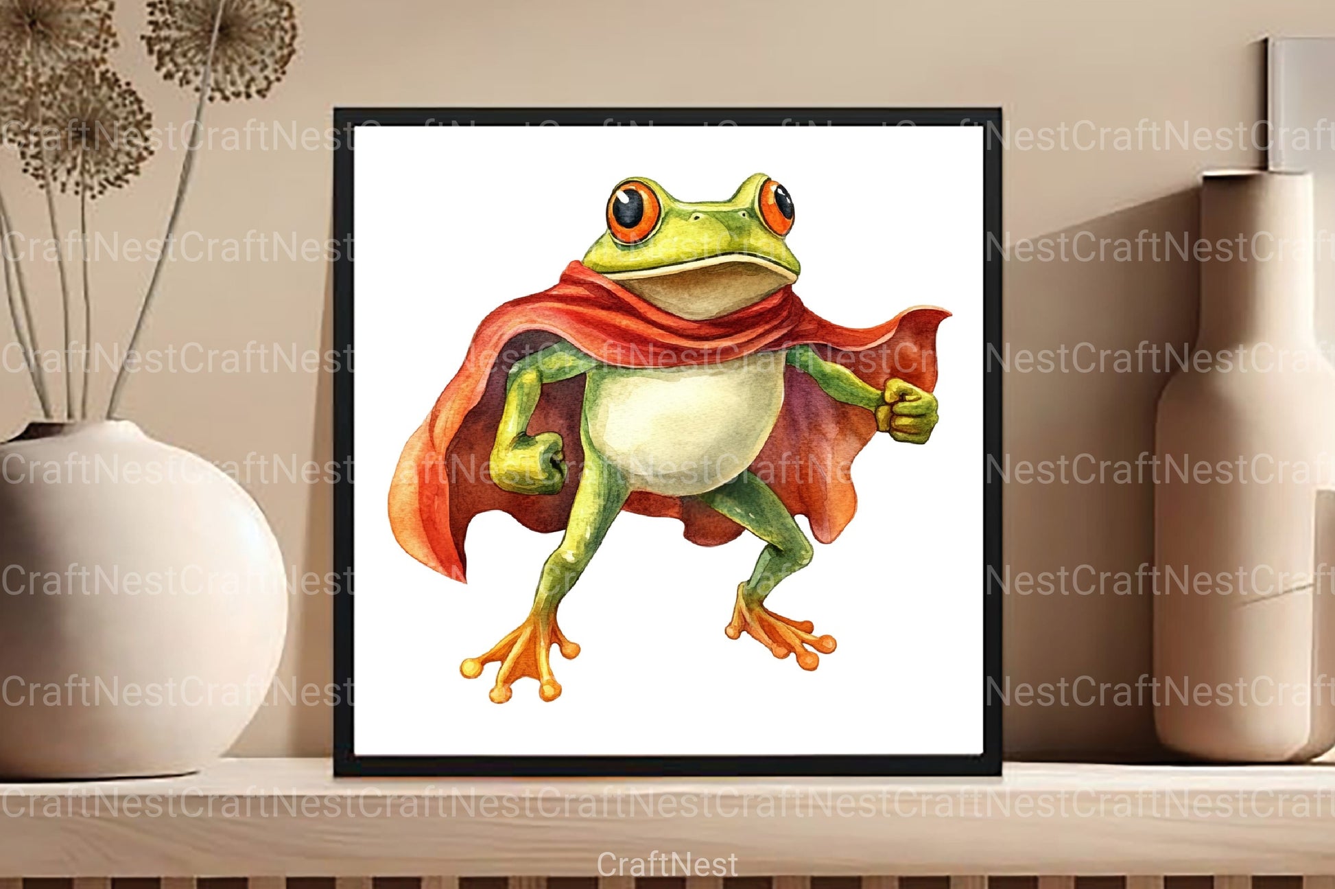 Quirky Funny Frog Clipart Bundle 99 - CraftNest - Digital Crafting and Art