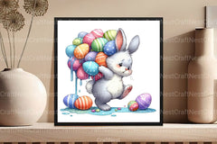 Funny Easter Bunny Clipart Bundle 45 - CraftNest - Digital Crafting and Art