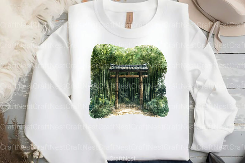 Japanese Castles Clipart Bundle - CraftNest - Digital Crafting and Art