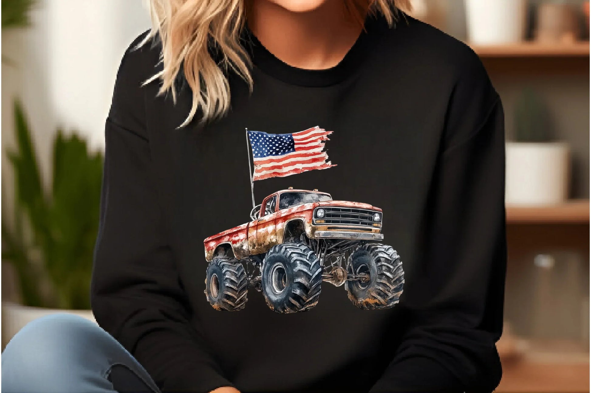Monster Truck 4th of July Clipart Bundle - CraftNest - Digital Crafting and Art