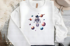 Cute Astronaut Clipart Bundle - CraftNest - Digital Crafting and Art