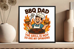 BBQ Dad Funny Father's Day Clipart Bundle - CraftNest - Digital Crafting and Art