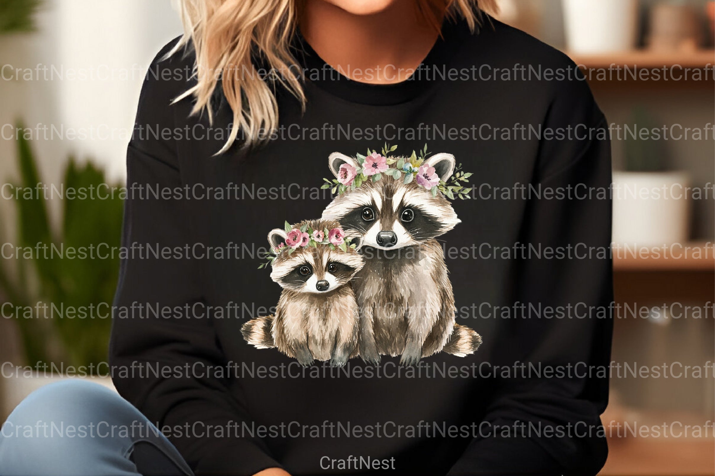 Raccoon & Kit Clipart Bundle 1 - CraftNest - Digital Crafting and Art