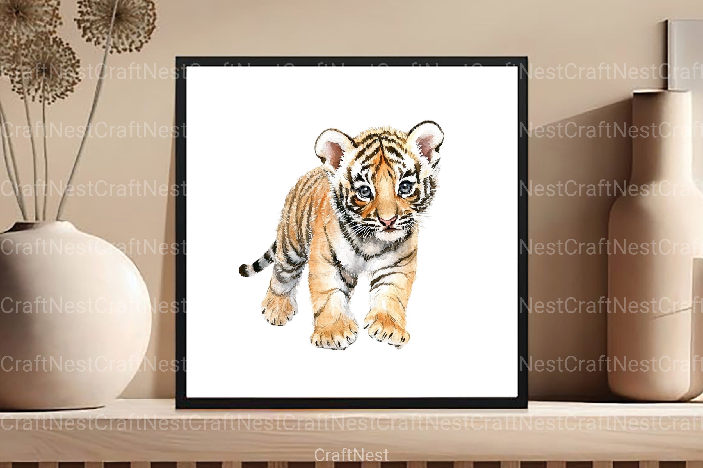 Tiger Clipart Bundle - CraftNest - Digital Crafting and Art