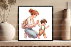 Mother's Day Mom Clipart Bundle - CraftNest - Digital Crafting and Art