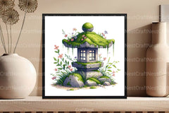 Japanese Garden Clipart Bundle - CraftNest - Digital Crafting and Art