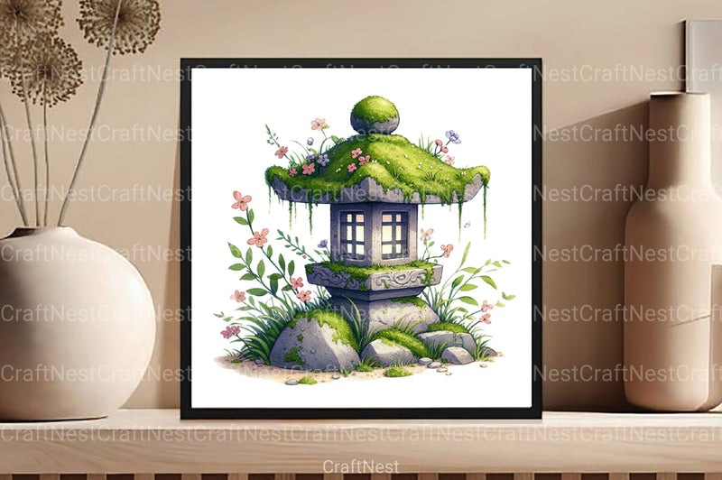 Japanese Garden Clipart Bundle - CraftNest - Digital Crafting and Art