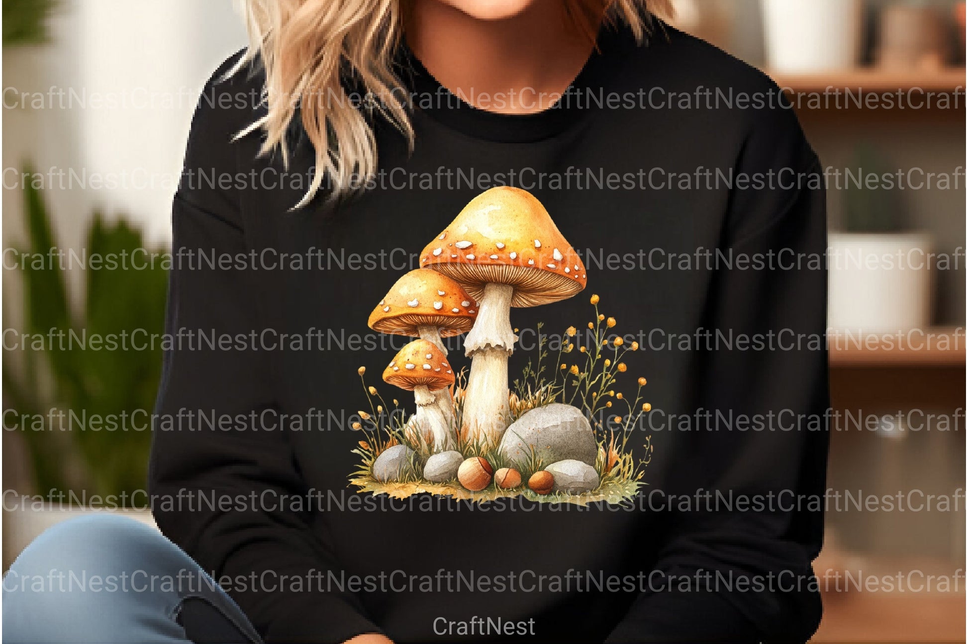 Mushroom Clipart Bundle 2 - CraftNest - Digital Crafting and Art