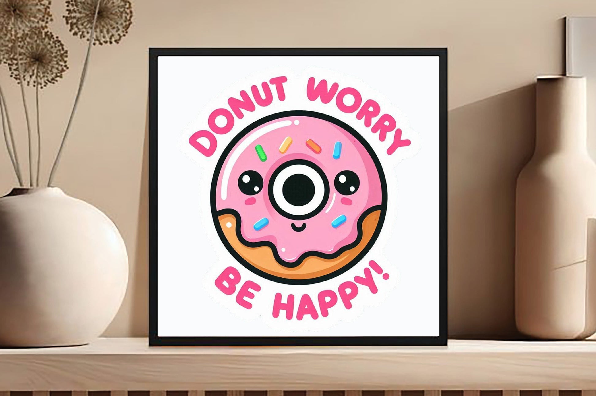 Funny 'Don't Worry Be Happy' Sticker Clipart Bundle - CraftNest - Digital Crafting and Art