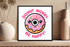 Funny 'Don't Worry Be Happy' Sticker Clipart Bundle - CraftNest - Digital Crafting and Art