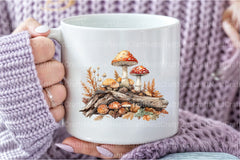 Mushroom Clipart Bundle 2 - CraftNest - Digital Crafting and Art