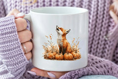 Fox with Pumpkin Patch Clipart Bundle - CraftNest - Digital Crafting and Art