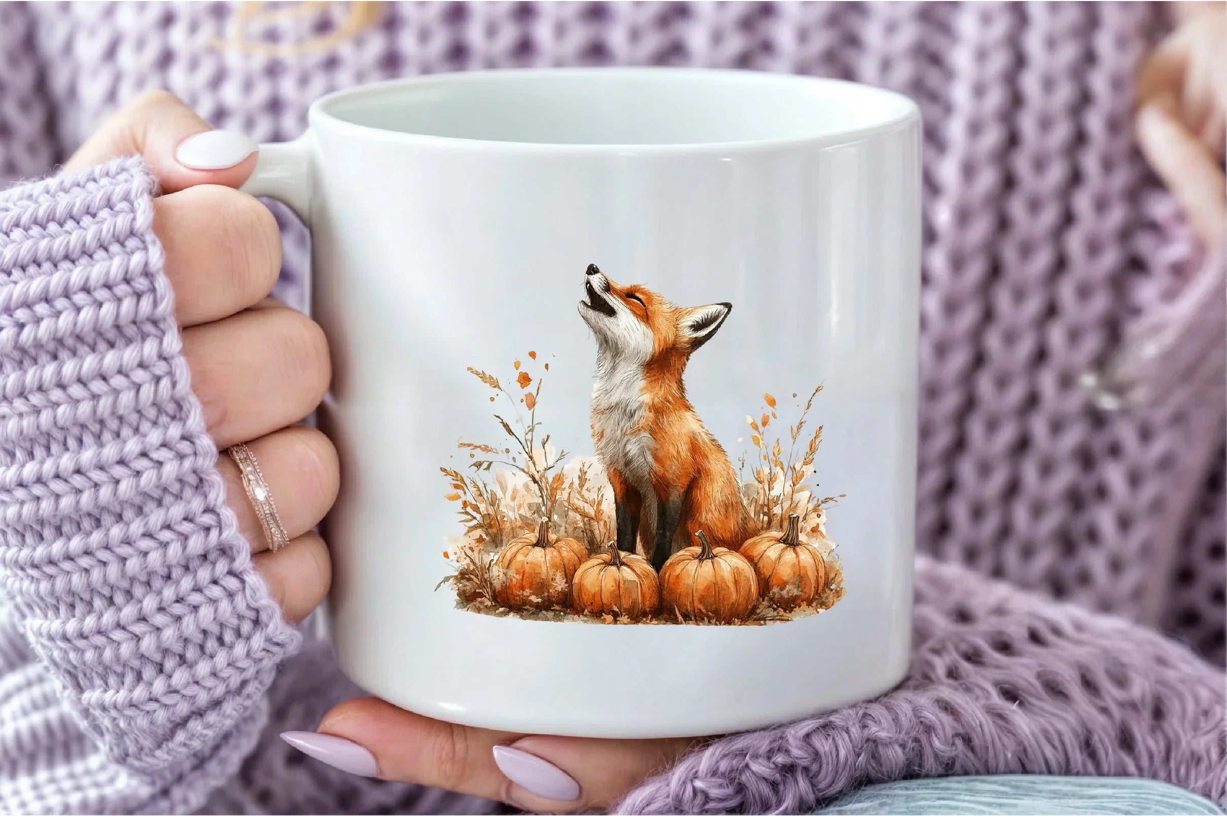 Fox with Pumpkin Patch Clipart Bundle - CraftNest - Digital Crafting and Art