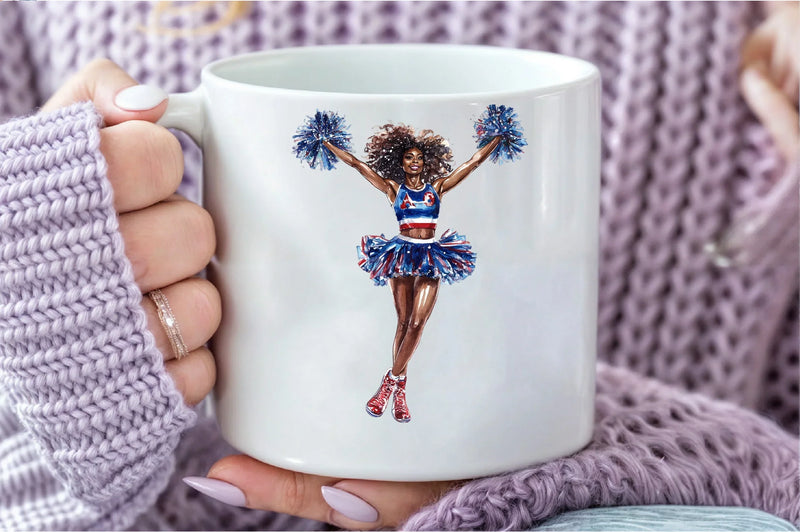 Cheerleader 4th of July Clipart Bundle - CraftNest - Digital Crafting and Art