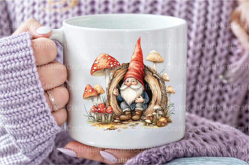 Autumn Gnomes Clipart Bundle 1 - CraftNest - Digital Crafting and Art