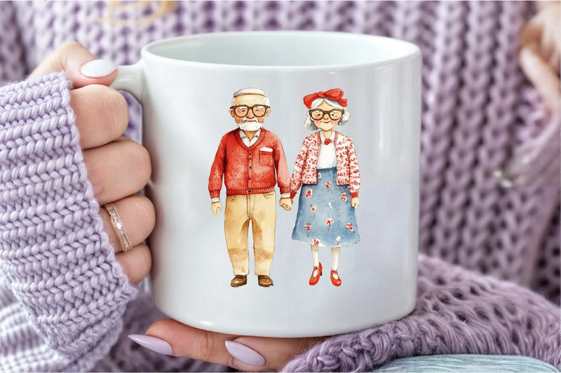 Old Couple 4th of July Clipart Bundle - CraftNest - Digital Crafting and Art