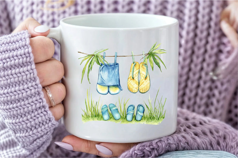 Summer Laundry Day Clipart Bundle - CraftNest - Digital Crafting and Art