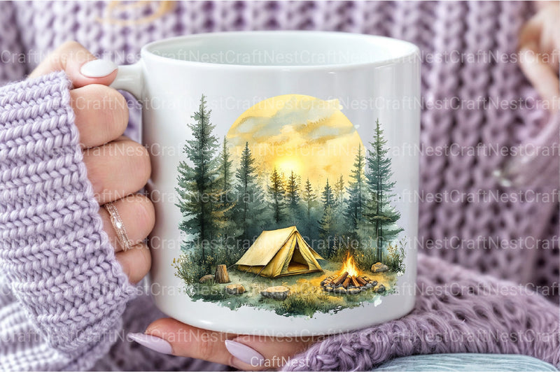 Autumn Camping Clipart Bundle - CraftNest - Digital Crafting and Art