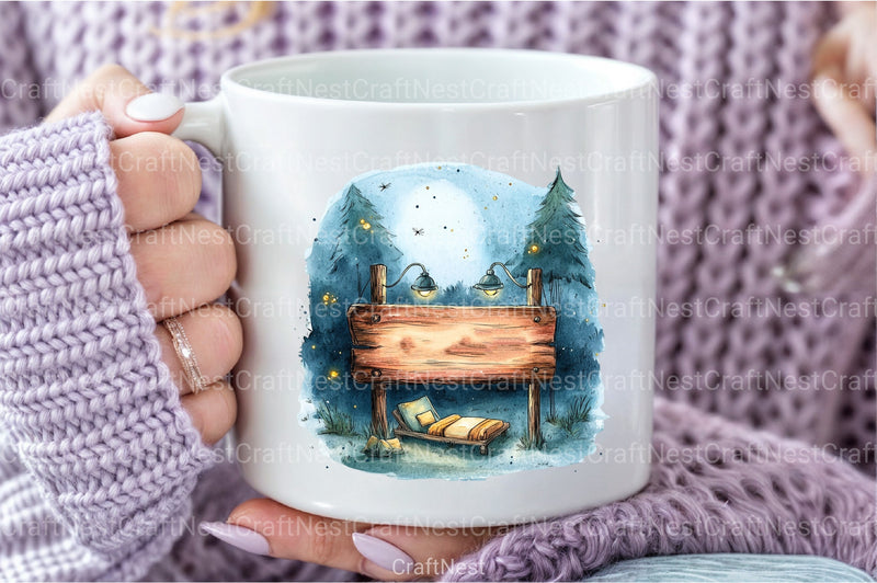 Summer Day Wooden Sign Clipart Bundle 1 - CraftNest - Digital Crafting and Art