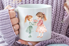 Mommy and Child Clipart Bundle - CraftNest - Digital Crafting and Art