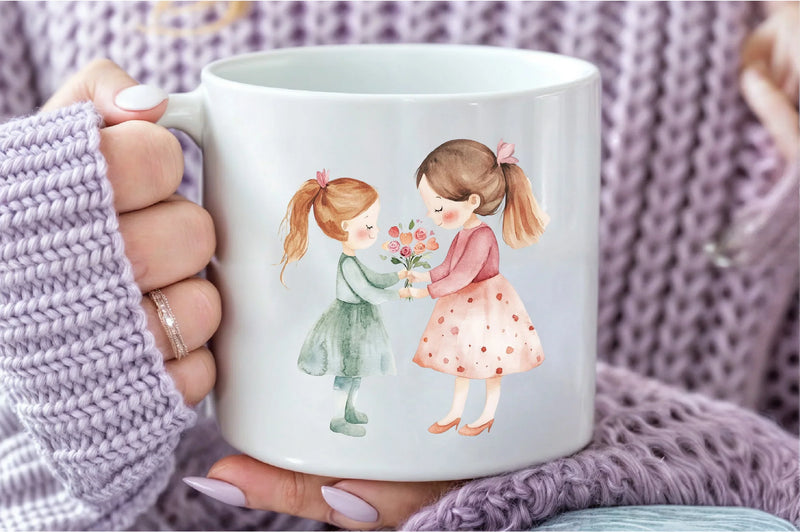 Mommy and Child Clipart Bundle - CraftNest - Digital Crafting and Art