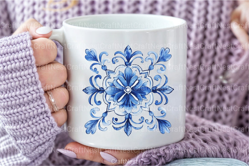 Blue Summer Mediterranean Clipart Bundle 2 - CraftNest - Digital Crafting and Art