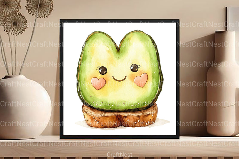 Kawaii Breakfast Clipart Bundle - CraftNest - Digital Crafting and Art