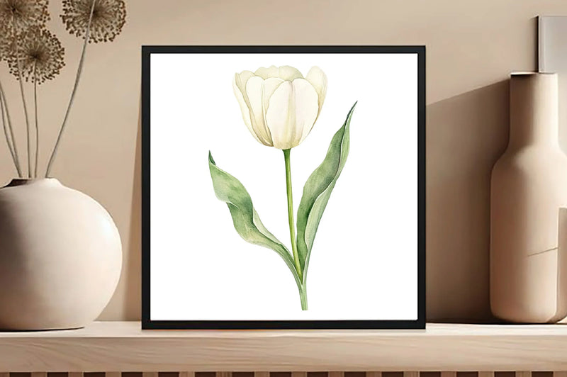 Sage Green and Ivory Floral Clipart Bundle - CraftNest - Digital Crafting and Art