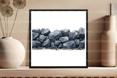Rock Borders Clipart Bundle - CraftNest - Digital Crafting and Art