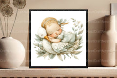 Stork Baby Delivery Clipart Bundle 2 - CraftNest - Digital Crafting and Art