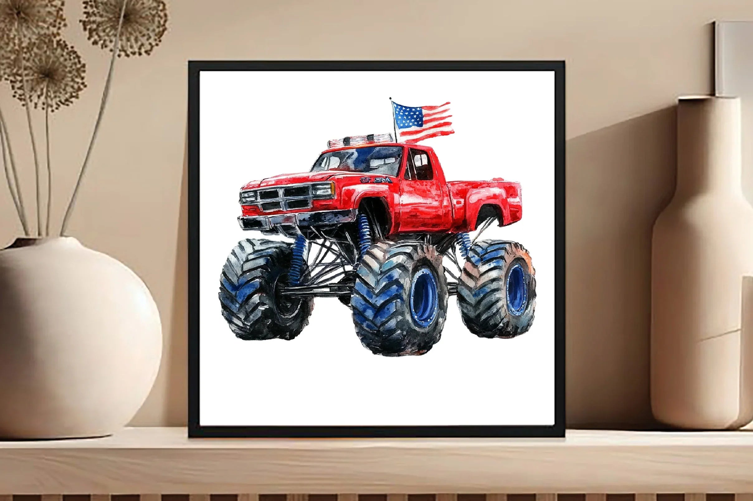 Monster Truck 4th of July Clipart Bundle - CraftNest - Digital Crafting and Art