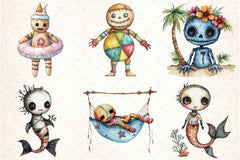 Summer Voodoo Doll Clipart Bundle - CraftNest - Digital Crafting and Art