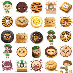 Kawaii Girl Scout Cookies Clipart - CraftNest - Digital Crafting and Art
