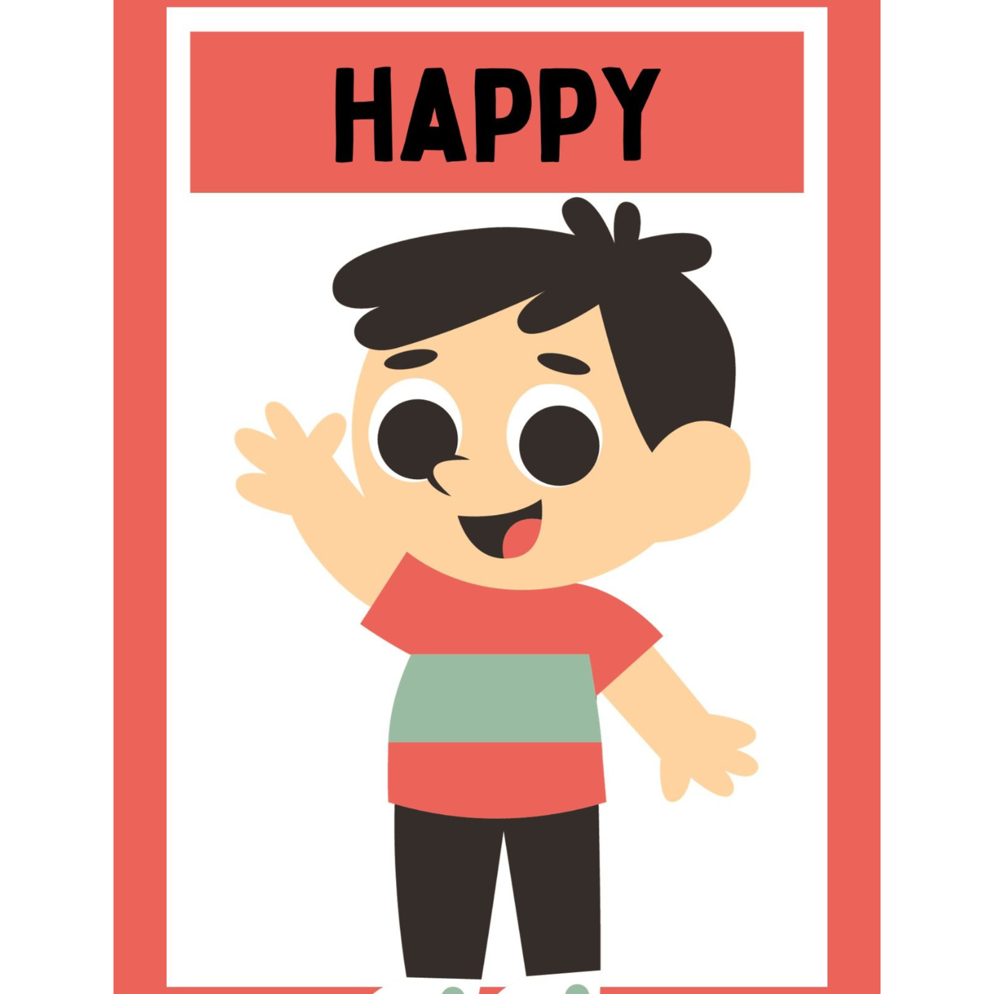 Kindergarten Emotion Flashcards