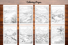 Nature Coloring Book - CraftNest - Digital Crafting and Art